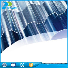 ISO9001 Certificación de calidad ondulado claro de fibra de vidrio de techo de chapa de plástico corrugado